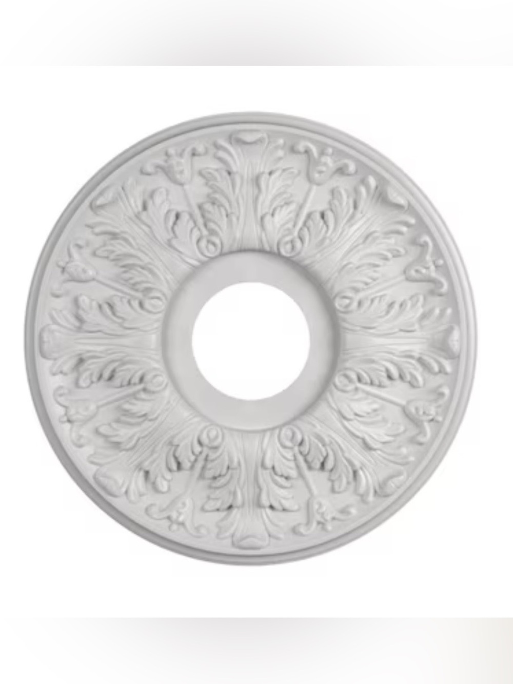 Allen + Roth White Ceiling Medallions Colonial 15.88 in Decorative Home Decor